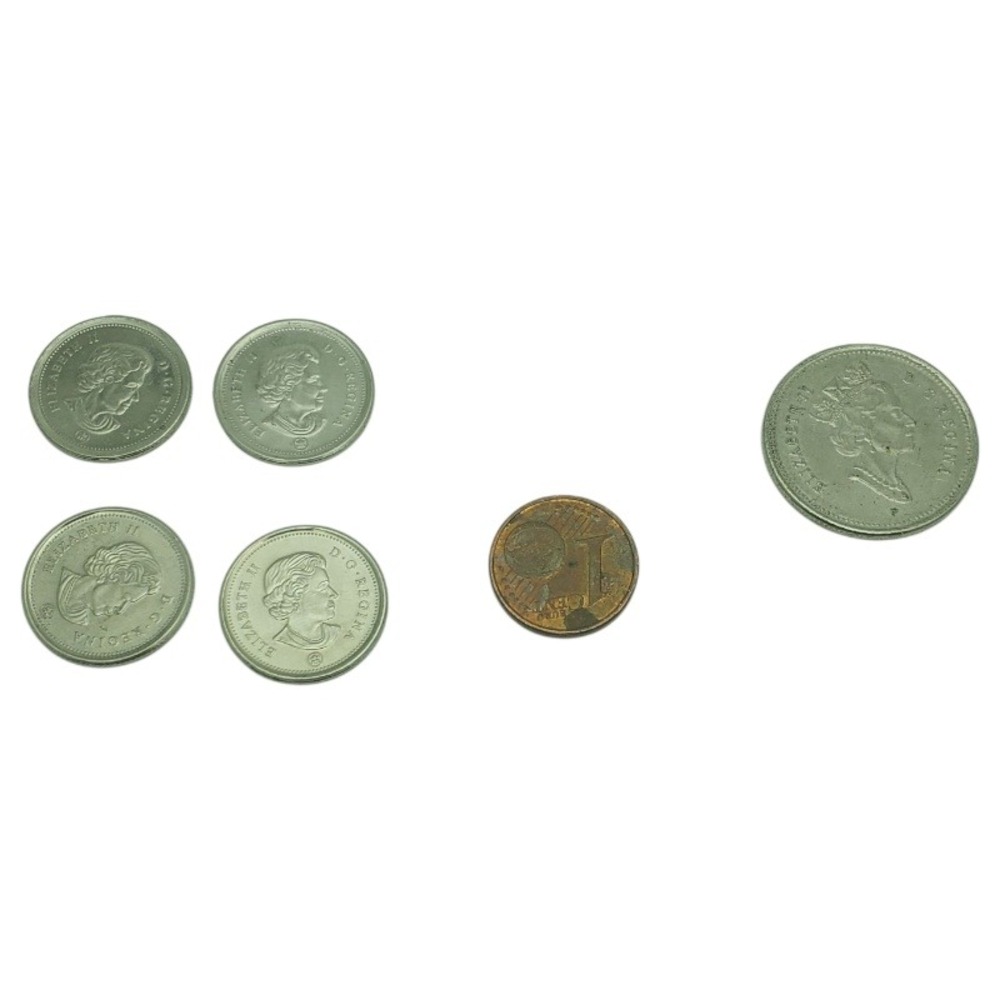 Canadian Coins Lot Elizabeth II‎ D.G. Regina Vintage Collectible Currency
